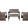 T Pansey 4PC Outdoor Sofa Set