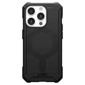 Urban Armor Gear iPhone 15 Pro (6.1") Essential Armor MagSafe Phone Case - Black - NZ DEPOT
