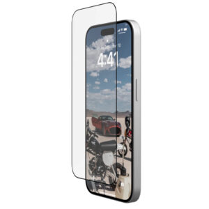 Urban Armor Gear iPhone 15 Pro (6.1") Glass Shield Plus Phone Screen Protector - NZ DEPOT