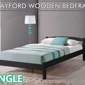 T Wayford Bed Frame Single Black