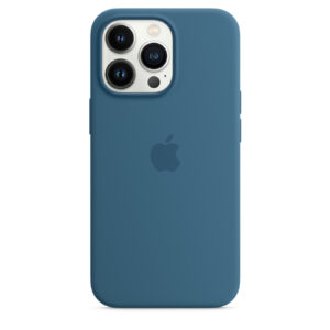 Apple iPhone 13 Pro Silicone Case with MagSafe Blue Jay Silky Soft touch finish NZDEPOT - NZ DEPOT