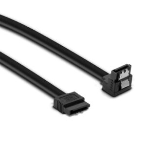 Cruxtec STL50-BK 50cm Right Angled SATA 6Gbs Data Cable - NZ DEPOT