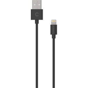 Cygnett CY2722PCCSL Essentials Lightning to USB-A Cable 1M - Black - NZ DEPOT