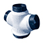 DBTO2 Ins 250/150/150/150 assembled - YDB25151515A - Duct Fittings - Branch Take Off (BTO)
