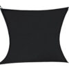 280Gsm Hdpe Shade Sail 4X6M Black rectangle