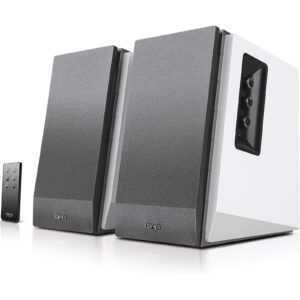 Edifier R1700BT 66W Powered Bookshelf Speaker System with Bluetooth 5.1 - Silver - 2x RCA inputs