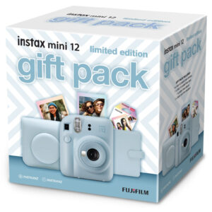 FujiFilm Instax Mini 12 Instant Camera - Blue Gift Pack Limited Edition - NZ DEPOT