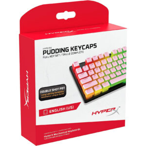 HyperX PUDDING KEYCAPS PINK(PBT US Layout) > PC Peripherals & Accessories > Keyboards > Keyboard Accessories - NZ DEPOT
