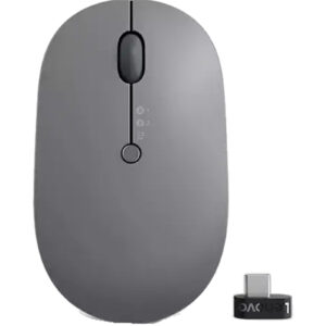 Lenovo Go Wireless Multi Device Mouse Thunder Black with USB C dongle NZDEPOT - NZ DEPOT