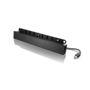 Lenovo Soundbar 0A36190 2.0 Speaker System - 2.5 W RMS - Black - USB - NZ DEPOT