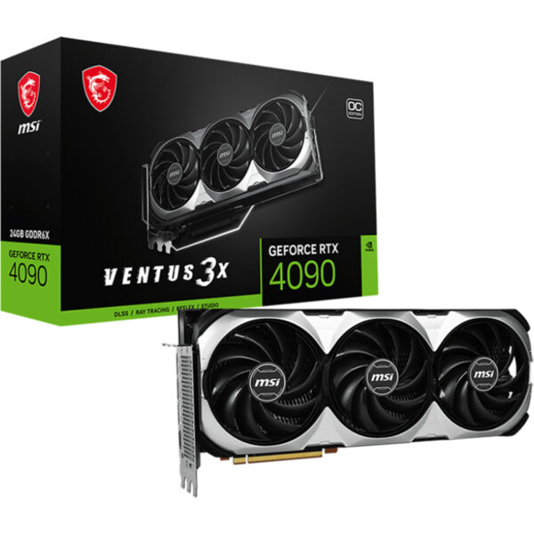 MSI NVIDIA GeForce RTX 4090 VENTUS 3X 24G OC 24GB GDDR6X Graphics Card - NZ DEPOT