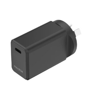 Mophie Essential 30W USB C PD Wall Charger Black Compact Size Up to 30W Fast Charging Apple iPhones Samsung Smart Phones Solid Construction NZDEPOT - NZ DEPOT