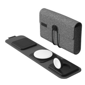 Mophie Premium 3 in 1 Magsafe Wireless Extendable Charging Stand Gray NZDEPOT - NZ DEPOT