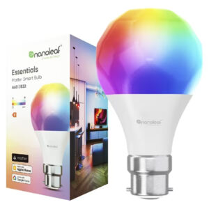 Nanoleaf Essentials Matter WiFi LED RGB Smart Light Bulb B22 maximum luminous flux of 1100lm RGB Colour adjustable and Dimmable Remote Control Enabled NZDEPOT - NZ DEPOT
