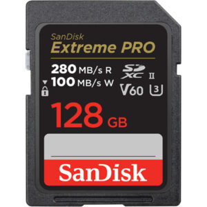 SanDisk Extreme PRO 128GB UHS II SDXC Card UHS II C10 U3 V30 280MBs R 100MBs Write NZDEPOT - NZ DEPOT