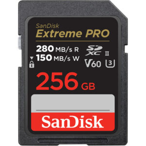 SanDisk Extreme PRO 256GB UHS II SDXC Card UHS II C10 U3 V30 280MBs R 150MBs Write NZDEPOT - NZ DEPOT