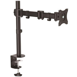 StarTech ARMPIVOTB Desk Mount Monitor Arm for up to 34 inch VESA Compatible Displays - Articulating Pole Mount Single Monitor Arm - Ergonomic Height Adjustable Monitor Mount - Desk Clamp/Grommet - NZ DEPOT
