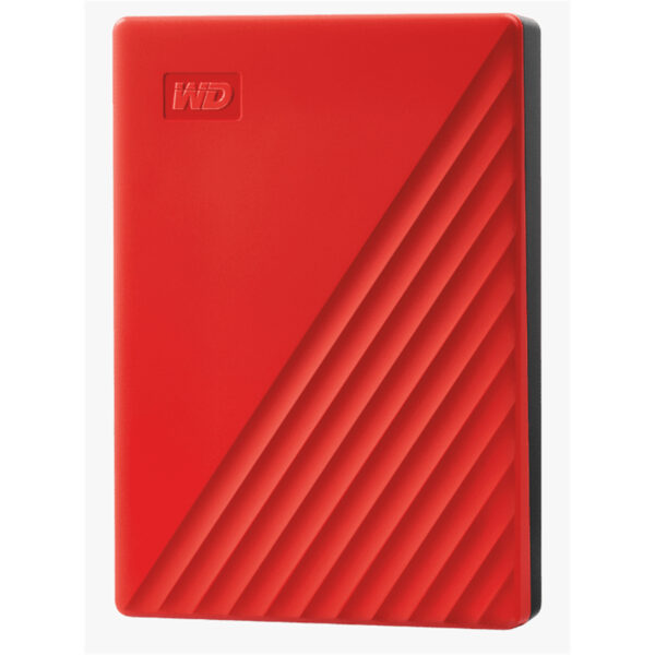 WD My Passport 4TB Portable External HDD - Red - NZ DEPOT