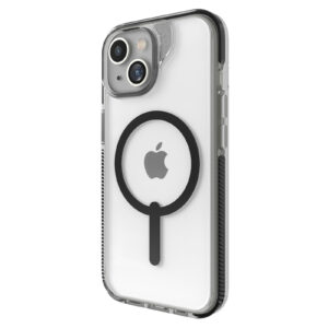 ZAGG iPhone 15 6.1 Santa Cruz Snap Phone Case ClearBlack Magsafe Compatible NZDEPOT - NZ DEPOT