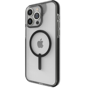 ZAGG iPhone 15 Pro Max 6.7 Santa Cruz Snap Phone Case ClearBlack Magsafe Compatible NZDEPOT - NZ DEPOT