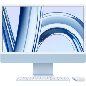 Apple iMac 24" 4.5K Retina Display with Apple M3 Chip (Blue) - NZ DEPOT