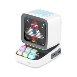DIVOOM Ditoo Plus LED Bluetooth Speaker Pixel Art Display Game Console White Design Your Own Artwork NZDEPOT - NZ DEPOT