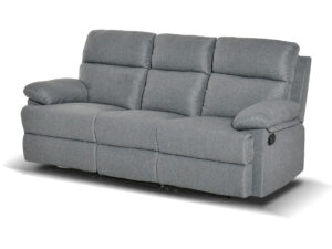 Ds Manual Recliner Sofa Linen Grey Pr11459 Sofas Sectionals Sofa Beds Nz Depot - Nz Depot