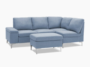 Ds T Kristin Sectional Sofa Set Linen Blue Pr11729 Sofas Sectionals Sofa Beds Nz Depot - Nz Depot