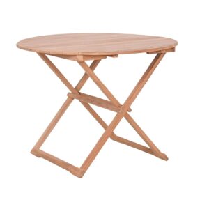 Teak wood Round Folding Table 1M