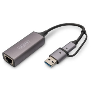 Digitus 2.5G Ethernet USB-C Adapter 0.15m - NZ DEPOT