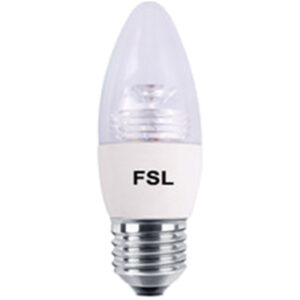 FSL LED Bulb C38 5W E27ES Warm White 3000K 470lm Non Dimmable NZDEPOT - NZ DEPOT