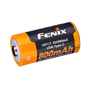 Fenix 16340 Li-ion Battery ARB-L16-800UP Rechargeable Battery Button-Top