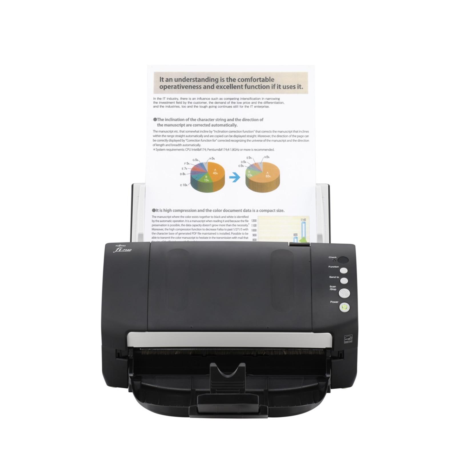 Fujitsu fi7140 Desktop Scanner A4 duplex colour, 40ppm/80ipm, USB2.0