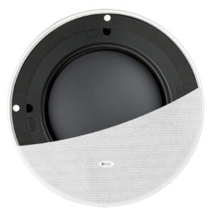 KEF Ultra Thin Bezel 8 Round In-Ceiling Subwoofer. Ultra thin 59mm mounting depth. Can be usedasamono or stereo subwoofer. Paintable grill. Cut out 240mm. Sold as each. - NZ DEPOT