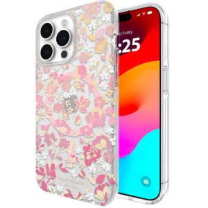 Kate Spade New York iPhone 15 6.1 Protective Hardshell MagSafe Case Flowerbed Pink NZDEPOT - NZ DEPOT