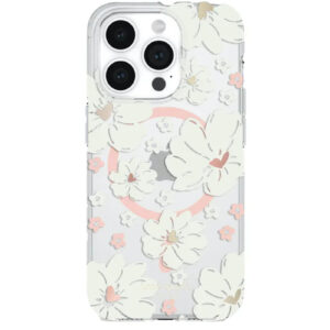Kate Spade New York iPhone 15 Pro (6.1") Protective Hardshell MagSafe Case - Classic Peony - NZ DEPOT