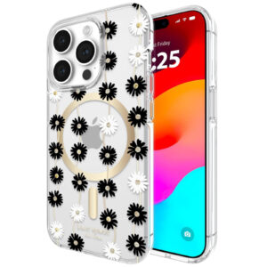 Kate Spade New York iPhone 15 Pro (6.1") Protective Hardshell MagSafe Case - Modern Floral - NZ DEPOT