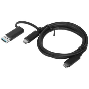 Lenovo 4X90U90618 Hybrid USB C Cable With USB A 1m NZDEPOT - NZ DEPOT
