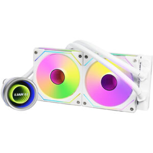 Lian Li Galahad II Trinity 240 White with SL Infinity Fans 240mm AiO Water Cooling with ARGB Fans
