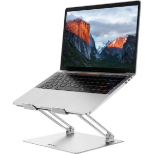 Nulaxy LS 10 Laptop Stand Silver Portable Adjustable design Compatible with 10 16 Apple MacBook Laptops NZDEPOT 1 - NZ DEPOT