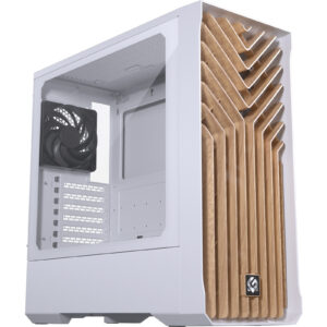 Phanteks MAGNIUMGEAR NEO Air 2 White With Wood Texture ATX MidTower Gaming Case Tempered Glass