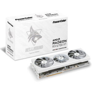 Powercolor Hellhound Spectral AMD Radeon RX 6700 XT 12GB GDDR6 Graphics Card - NZ DEPOT