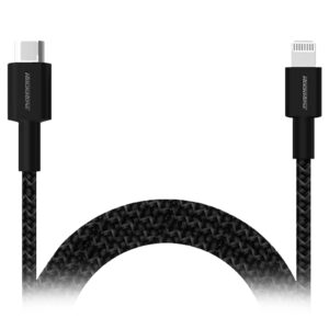 RockRose Liberty 1m USB-C to Lightning Cable - 20W PD Fast Charging - NZ DEPOT