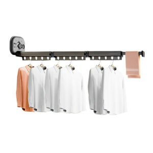 SOGA 127.5cm Wall-Mounted Clothing Dry Rack Retractable Space-Saving Foldable Hanger, Home & Living, Laundry, Drying Racks, , ,  - NZ DEPOT 1