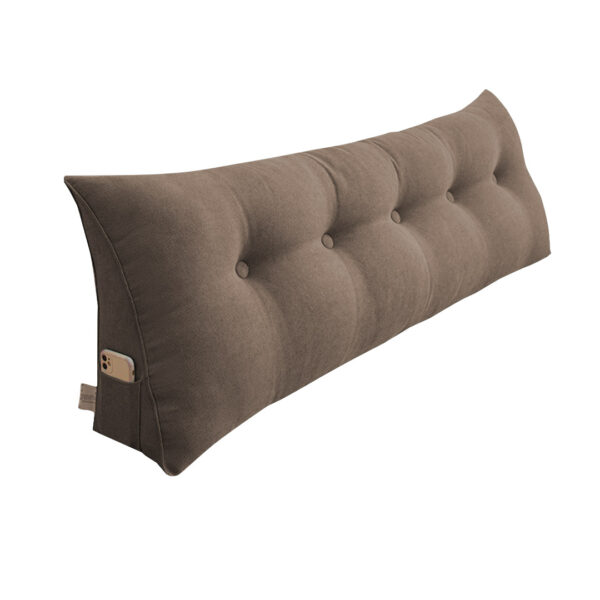SOGA 150cm Coffee Triangular Wedge Bed Pillow Headboard Backrest Bedside Tatami Cushion Home Decor, Furniture>Living Room Furniture>Occasional Chairs, , , , ,  - NZ DEPOT 1