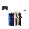 SOGA 160mm Wall-Mounted Clothes Line Dry Rack Retractable Space-Saving Foldable Hanger Black, Home & Living>Laundry>Drying Racks, , , , , - NZ DEPOT 1