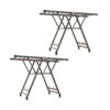 SOGA 2X 1.4m Portable Wing Shape Clothes Drying Rack Foldable Space-Saving Laundry Holder, Home & Living>Laundry>Drying Racks, , , , ,  - NZ DEPOT 1