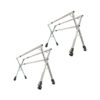 SOGA 2X 2.4m Portable Standing Clothes Drying Rack Foldable Space-Saving Laundry Holder with Wheels, Home & Living>Laundry>Drying Racks, , , , ,  - NZ DEPOT 1