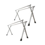 SOGA 2X  2m Portable Standing Clothes Drying Rack Foldable Space-Saving Laundry Holder Indoor Outdoor, Home & Living>Laundry>Drying Racks, , , , ,  - NZ DEPOT 1