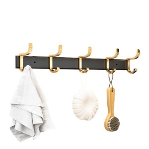 SOGA 41cm Wall Mounted Towel Rack Space-Saving Hanger Organiser with Durable Hooks, Home, Bathroom, Bathroom Accessories, Bathroom Storage, ,  - NZ DEPOT 1